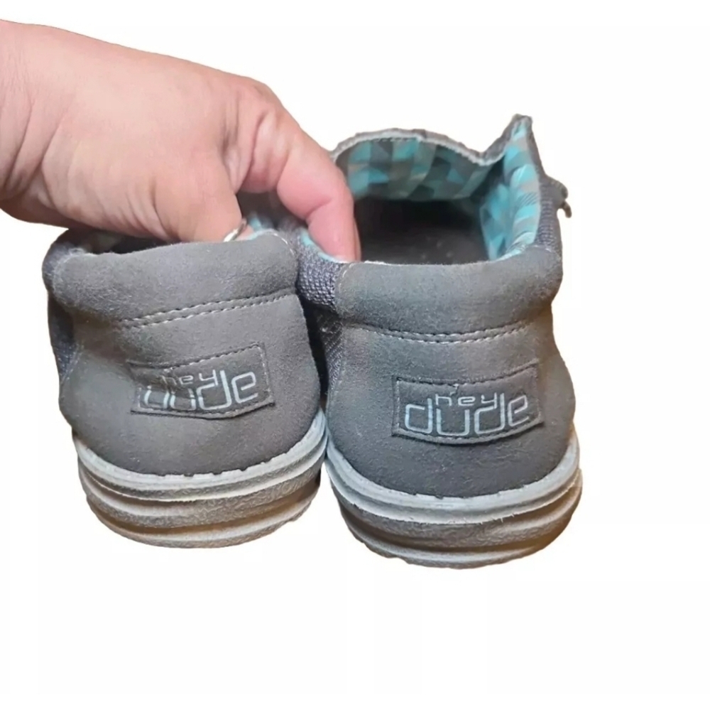 Hey Dude Mens Wally Sox In Charcoal 12 - Picture 5 of 13